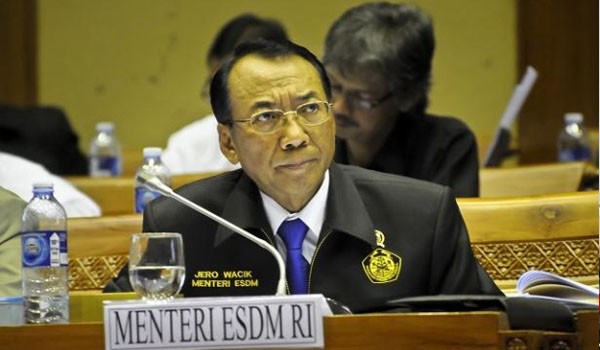 Menteri ESDM Jero Wacik