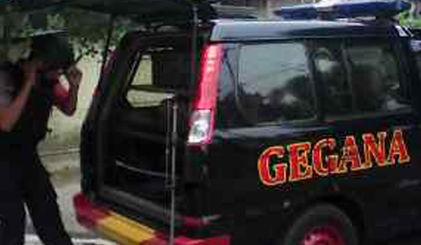 Temuan peluru saat dibawa ke Mako Brimob Polda Jambi