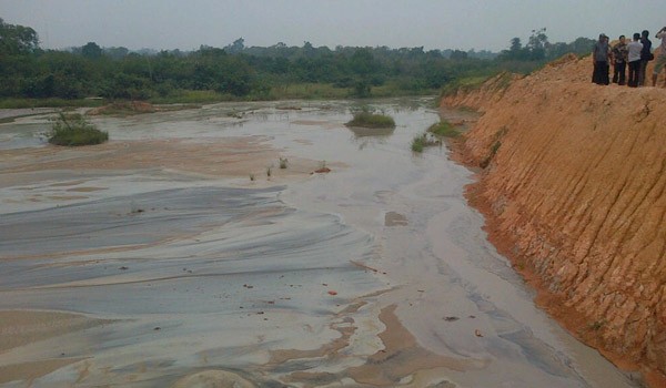 <b>Foto:</b> Fenomena alam yang mirip dengan lumpur lapindo
