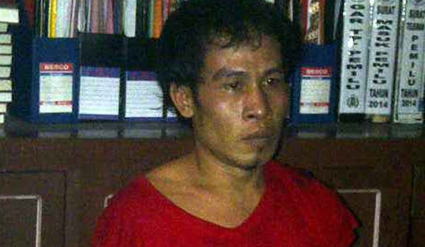 <b>Foto:</b> Mulyadi, Tersangka penusukan anak SMA