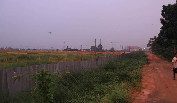 Lokasi baru Pasar Angso Duo di kawasan Pasar Jambi yang sudah mulai dikerjakan oleh pihak rekanan