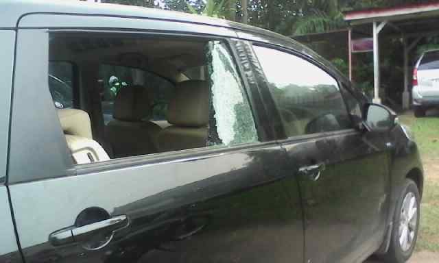 Mobil dinas yang dibobol maling