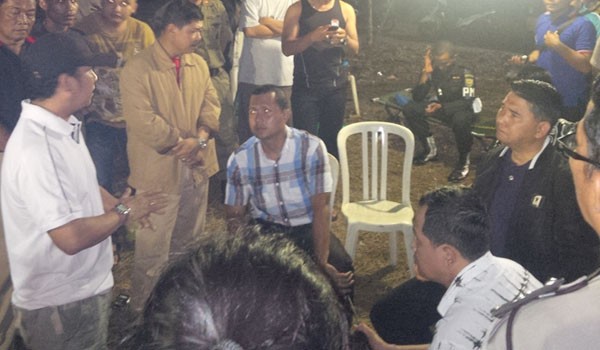 Walikota Jambi SY Fasha saat melakukan sidak ke lokasi penutupan tempat prostitusi pucuk