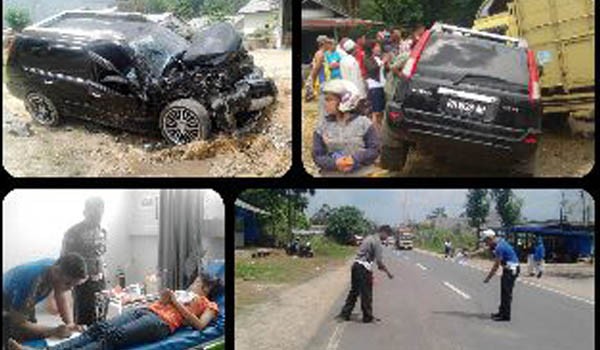 Kecelakaan lalulintas yang terjadi dijalan lintas Jambi Muarabulian