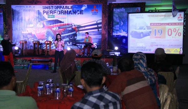 Suasana acara Strada Triton Gathering   