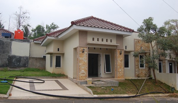 Salah satu type rumah yang dibangun oleh Bukit Asri Residence