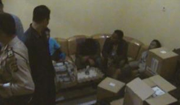 Ribuan Handphone ilegal yang diamankan Mapolres Tanjabtim