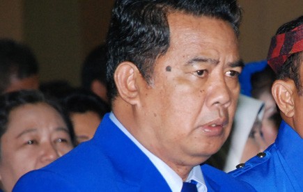 Bupati Bungo Sudirman Zaini yang juga Ketua Demokrat Bungo