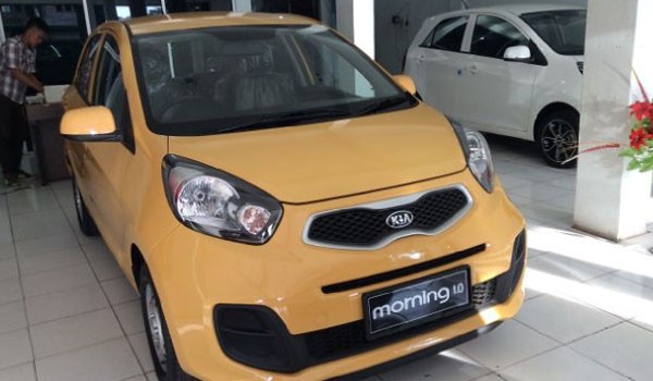 KIA Morning telah hadir di Kota Jambi dan dipajang di dealer KIA Cabang Jambi.