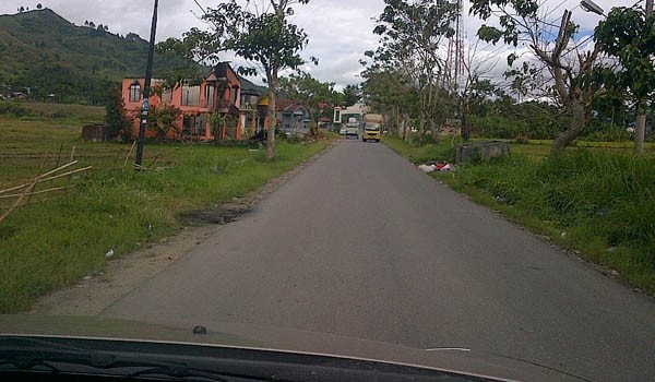 Inilah kondisi perbatasan Kumun dan Tanjung Pauh paska bentrok beberapa waktu lau.