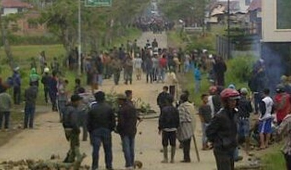 Bentrok Warga Kumun dan Tanjung Pauh beberapa waktu lalu