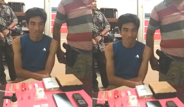 Zamhuri bin Musa diduga pengedar narkoba diringkus  