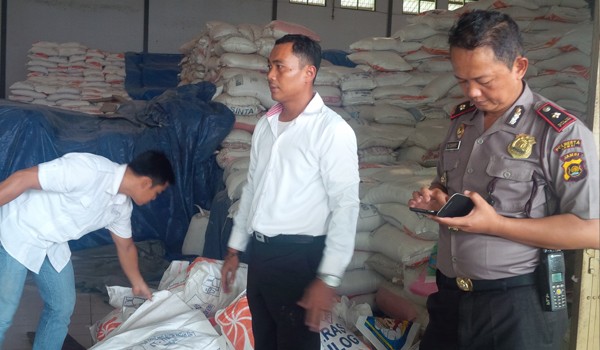 Gudang beras di Jambi Timur yang digerebek pihak kepolisian