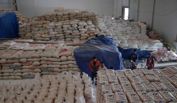 Gudang PT Sejahtera yang digerebek polisi Senin lalu   