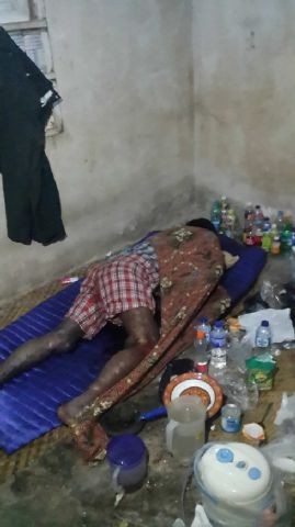 Mayat yang ditemukan dalam kondisi telungkup