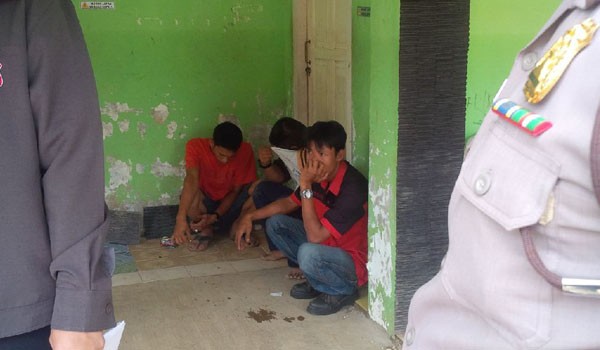 Tiga pelaku yang berhasil di lumpuhkan Polisi