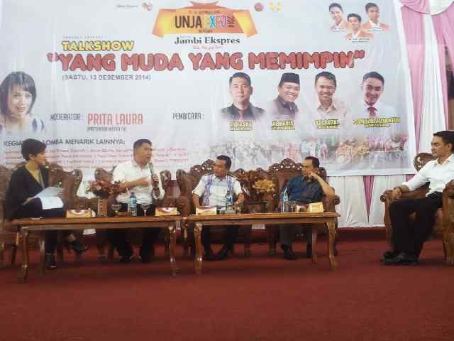 Beberapa kepala daerah di Jambi saat megnikuti salah satu acara