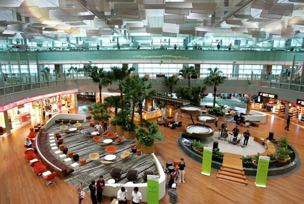 Salah satu ruang di Bandara Changi Singapura