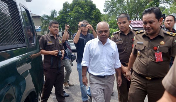 Saat Ali Imron ditahan beberapa waktu lalu