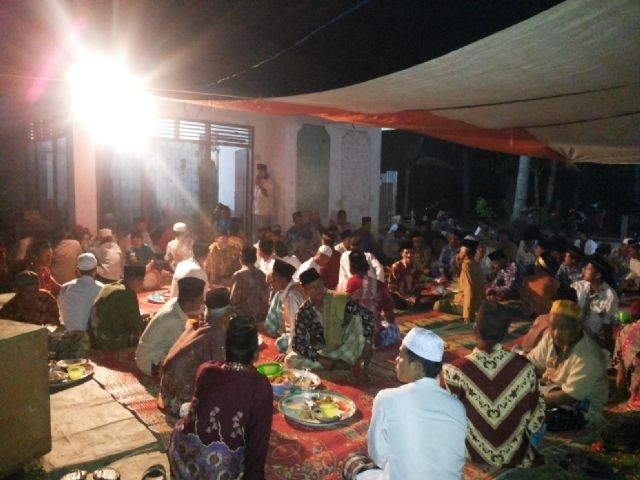 Acara sillaturrahmi pasangan Sinar di Desa Selat, Pemayung