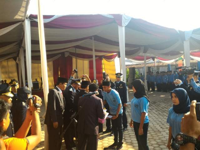 Pemberian remisi secara simbolis di Lapas Klas II A Jambi