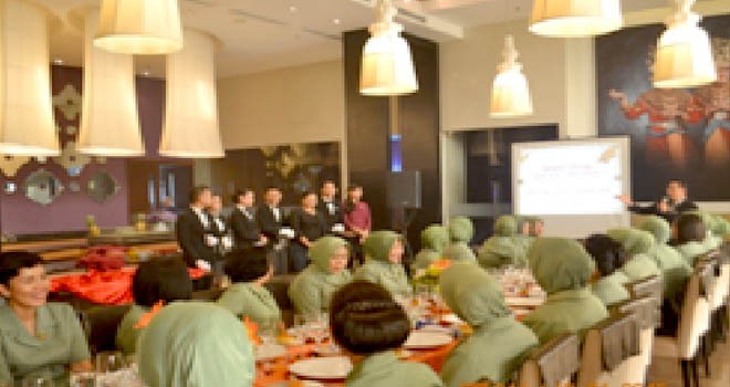 Persatuan Istri-istri Tentara (Persit) mengadakan acara Table Manner atau wawasan dan edukasi dalam pergaulan.