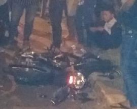 Sepeda motor yang terlibat Lakalantas di Merangin