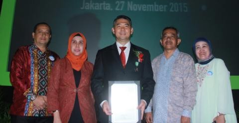 Wako Fasha usai menerima penghargaan di Jakarta