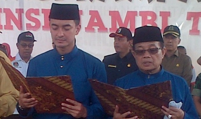 Pasangan Cagub Jambi ZZ dan FU