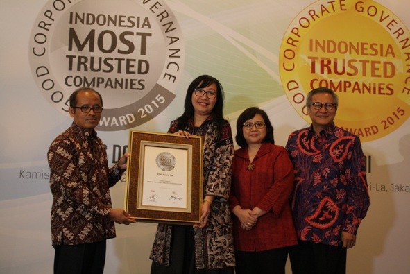PT XL Axiata Tbk (XL) meraih penghargaan â€œIndonesia Must Trusted Company (IMTC)â€ dalam ajang Indonesian Good Corporate Governance Awards and Conference 2015 di Jakarta, Kamis malam (17/12). 