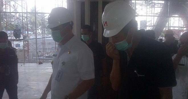 Wako Jambi sidak di Swiss Bill Hotel.