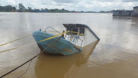 Tugboat yang tenggelam Senin (4/1)