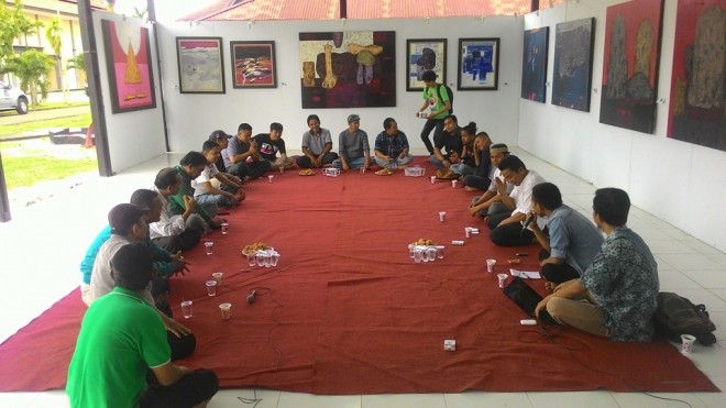 Silaturami dan Bincang Senirupa di Taman Budaya Jambi, Jumat (15/1)