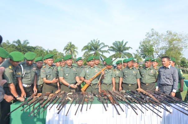 Kecepek yang diserahkan ke Kodim 0415/Batanghari