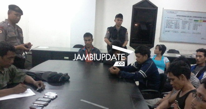 Warga yang diamankan di Pulau Pandan diperiksa di Mapolda Jambi