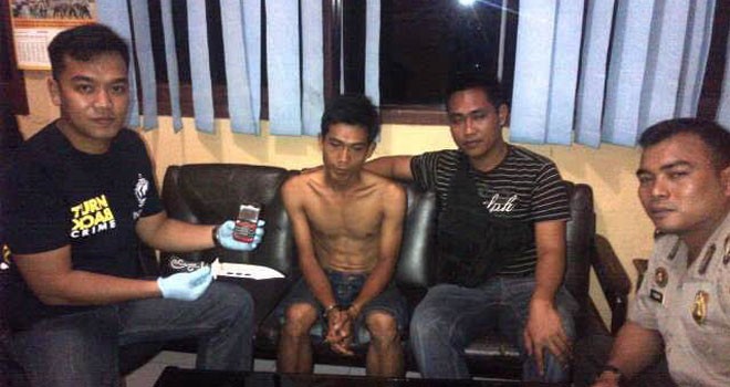 Alimas Sahwa (22) warga Desa Bukit Peranginan, Kecamatan Mandiangin.