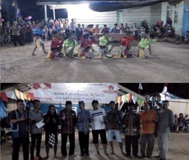 Pengukuhan tim muda IW Berjaya di Desa Tanjung Sari Kecamatan Bahar Selatan
