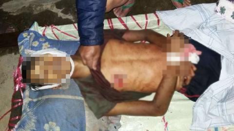 Jenazah korban Landrah Warga Dusun Seluangan, Desa Tuo, Kecamatan Lembah Masurai