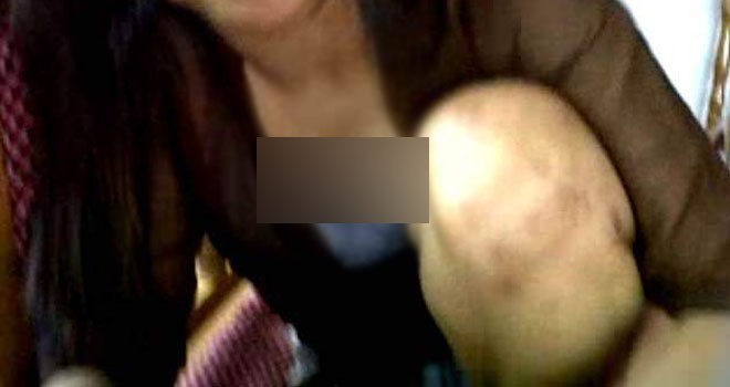 Screenshot adegan dalam video mesum yang beredar luas di Sarolangun.