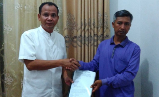 Ketua BK Kusnindar dan Pengacara Irmanto Idris Yasin