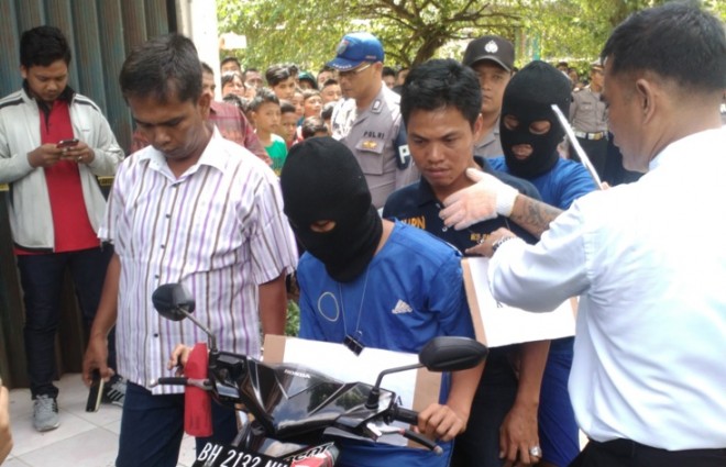 Rekonstruksi kasus pembunuhan di Selincah Rabu (13/7)