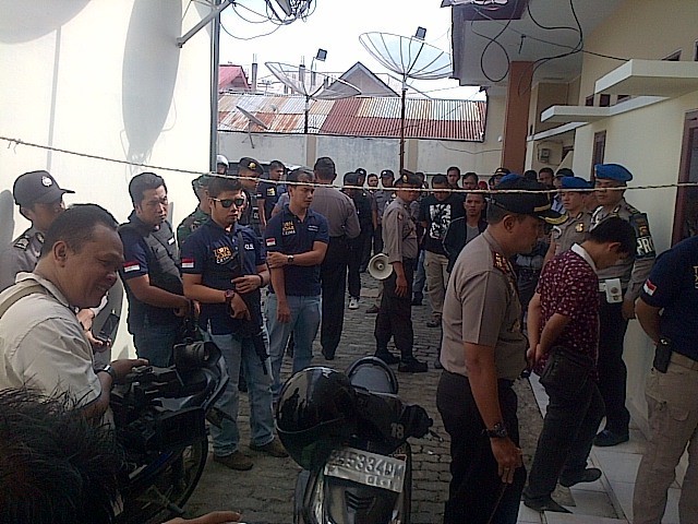 Rekonstruksi kasus pembunuhan Nety di Sungai Penuh