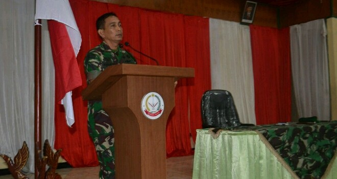 Komandan Korem 042/Garuda Putih, Kolonel Inf Refrizal.