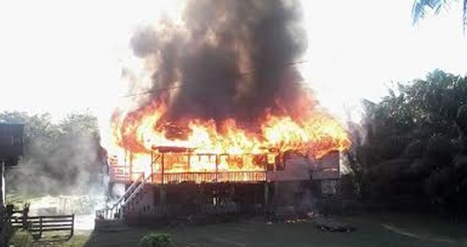 Kabakaran hebat terjadi di Kabupatem Batanghari.