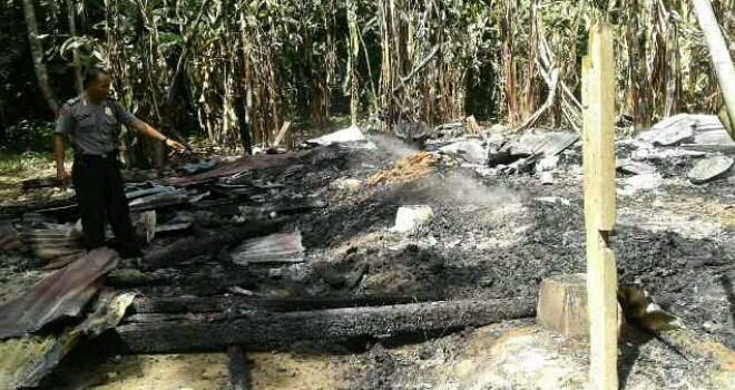 Kebakaran hebat Di Dusun Tanjung Kepala Pulau, Kelurahan Kampung Baruh, Kecamatan Tabir Kabupaten Merangin. 