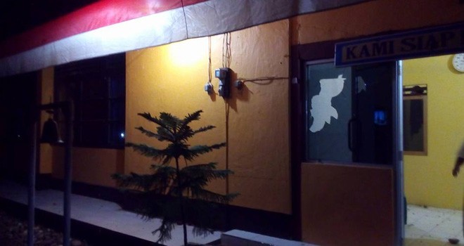 Polsek tabir Merangin. ( Foto ; facebook)