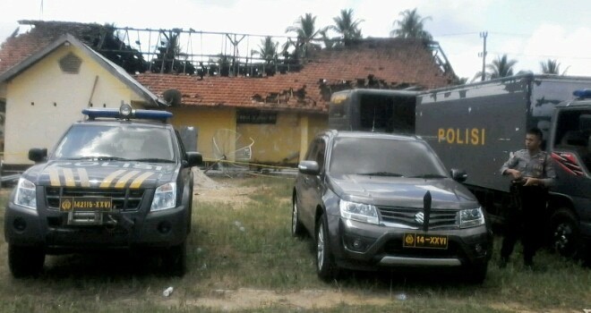 Mobil aparat Kapolda Jambi.