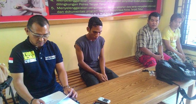 Kasat bersama SA, MC dan AT, tiga pelaku pencabulan diwilayah berbeda.