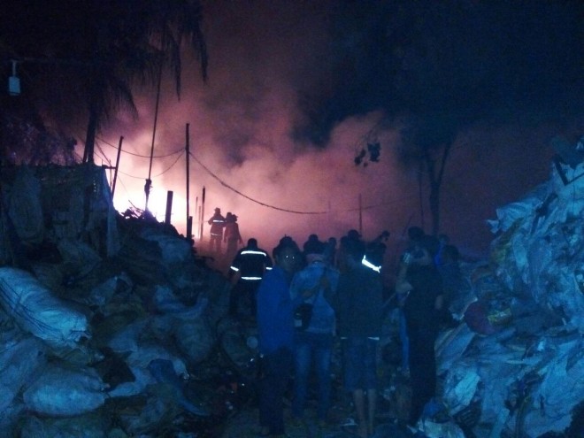 Kebakaran satu unit rumah yang terjadi di Bagan Pete.