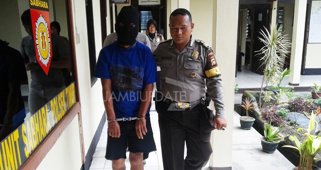 M Efendi alian Aven yang berhasil diamankan Kapolsek Jambi Timur.